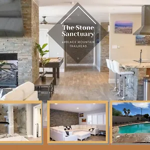  Holiday home Lux Private - Pool, Billiards, 8 Smart Tvs, Board Games, Cotton Bedding - The Stone Sanctuary At Mccullough Hills Trailhead United States